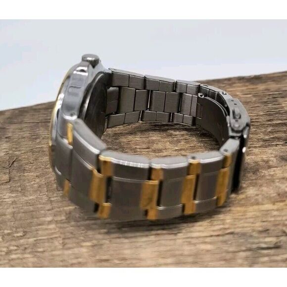 Men's Silver And Gold Tone Armitron Chronograph Watch - Picture 2 of 8